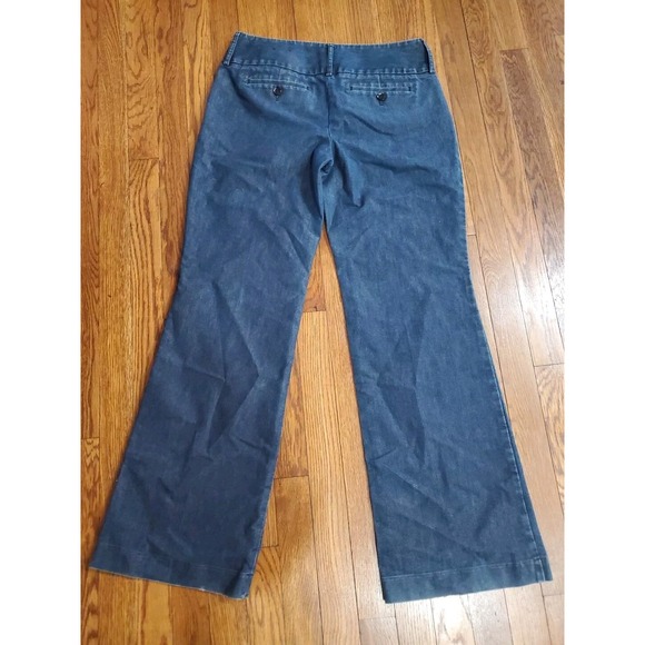 EUC Express Editor Jeans Womens Sz. 6R Wide Leg Mid Rise Blue denim jeans - Picture 3 of 4